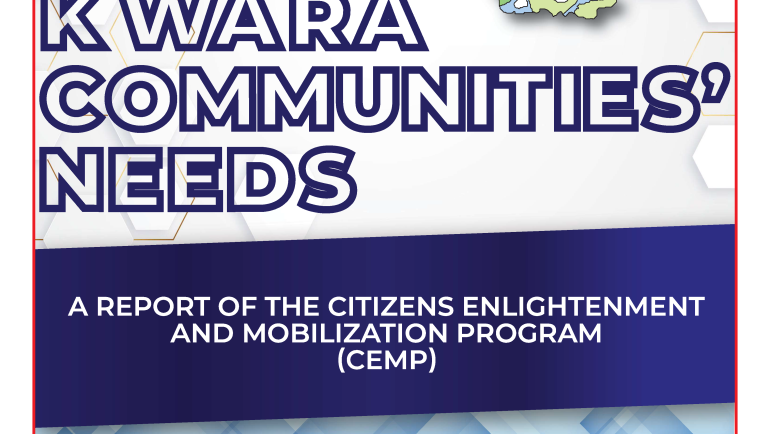 CEMP Report (Needs of Kwara Communities)
